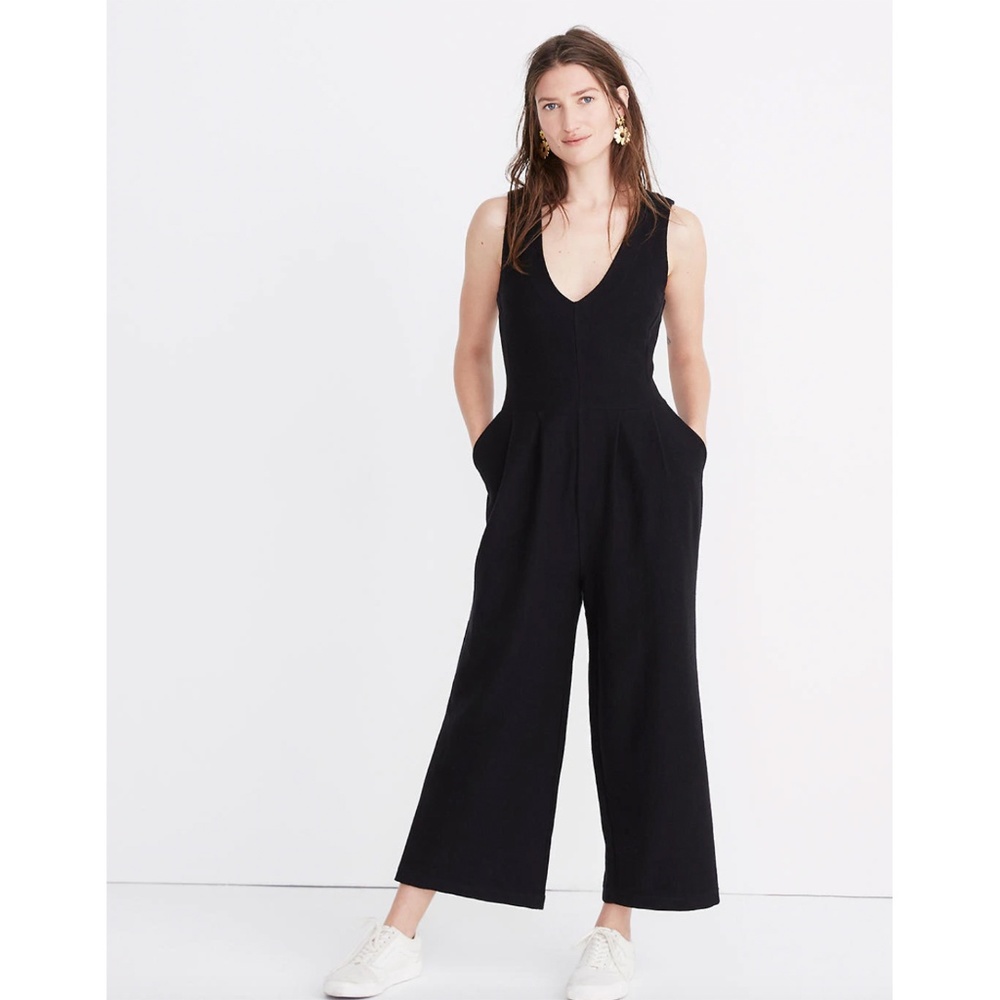 NEW Madewell Texture & Thread Wide-Leg Jumpsuit - Picture 2 of 8